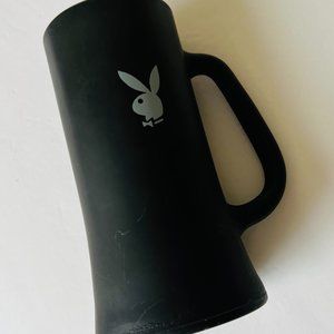 VINTAGE Playboy Club Bunny Logo Tall Glass Mug/Stein EUC
